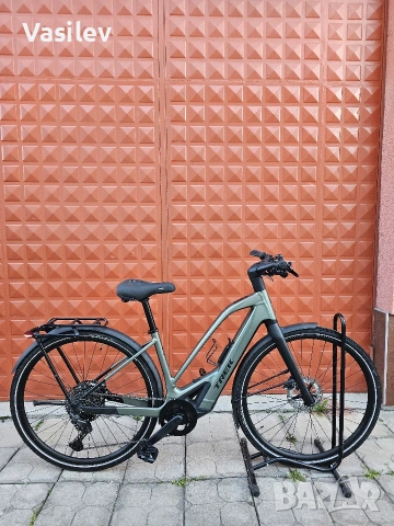 Електрически градски велосипед Trek FX+ 7 Midstep / като нов / 500 км, снимка 6 - Велосипеди - 54196700