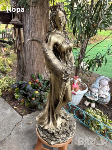 Статуетка Фортуна - Богинята на изобилието 72см. , снимка 6 - Статуетки - 52349424
