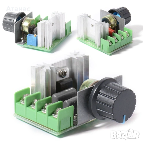 Димер PWM регулатор 220V 2000W, снимка 3 - Друга електроника - 53465106