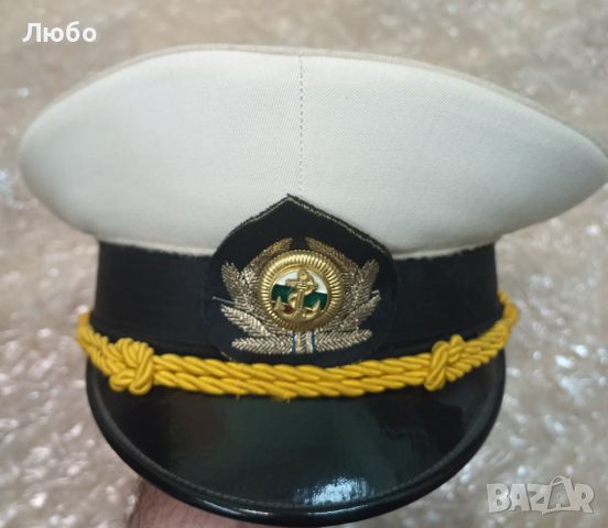 Офицерска военноморска фуражка с кокарда 2, снимка 3 - Антикварни и старинни предмети - 45446371