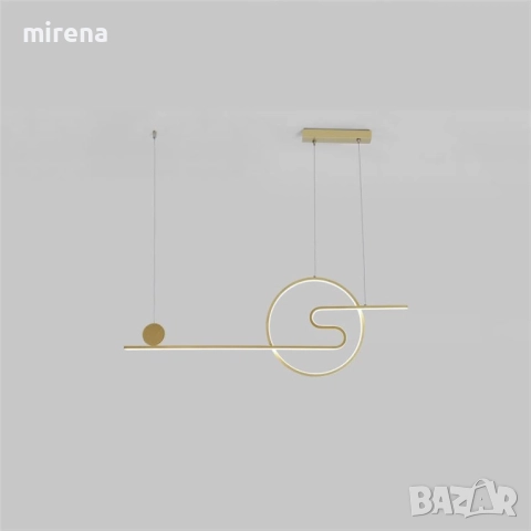 Модерни ЛЕД LED висящи осветителни тела, полилей, дистанционно 218, снимка 4 - Полилеи - 51537617