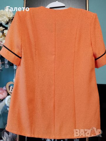 Оранжево лятно сако Цена 10 лв 🍀, снимка 4 - Сака - 45717285