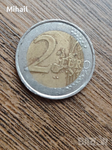 Рядка монета от 2 евро 2000, снимка 2 - Нумизматика и бонистика - 53316962