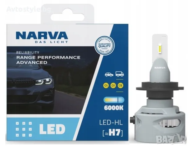 Автомобилни LED крушки H7/X7 NARVA Range Performance  Advanced, снимка 1