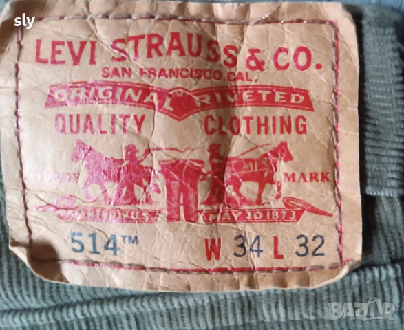 Levi's джинси от ситно кадифе , снимка 5 - Дънки - 53210829