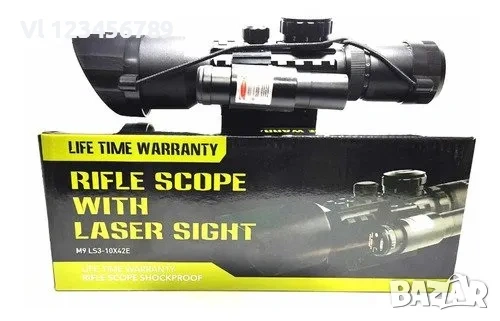 Райфълскоп /снайперна оптика с бързомер+ лазер 3-10X42E M9, снимка 8 - Оборудване и аксесоари за оръжия - 53830621