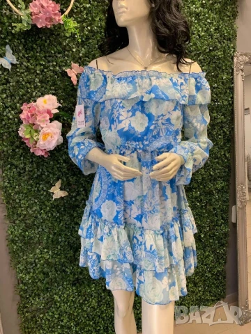 шифонени рокли , снимка 2 - Рокли - 50871934