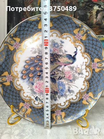Декоративна чиния и ваза , снимка 6 - Антикварни и старинни предмети - 54109916