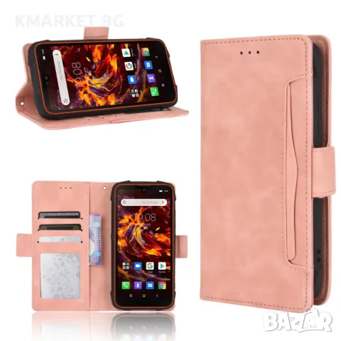 Blackview BV6900 Wallet Кожен Калъф и Протектор, снимка 6 - Калъфи, кейсове - 48150508