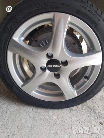Джанти с гуми 195/45/15, снимка 2 - Гуми и джанти - 51613387