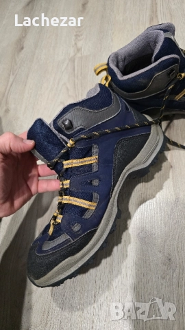 Мъжки водоустойчиви туристически обувки Arpenaz 100 Mid, сини , снимка 2 - Мъжки боти - 52351875