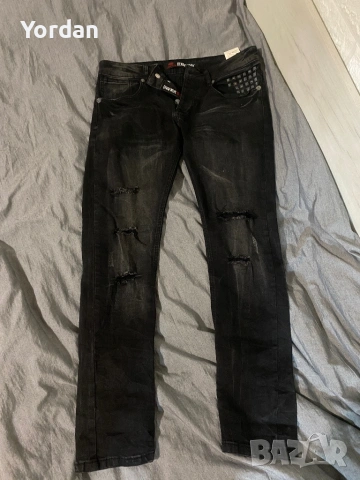 Мъжки накъсани дънки/Карго панталони, снимка 4 - Дънки - 53816931