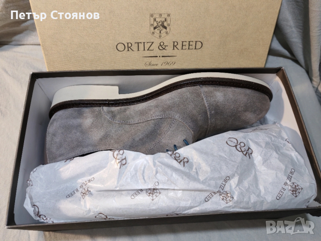 Мъжъки обувки от естествен велур Ortiz&Reed №45, снимка 11 - Ежедневни обувки - 54215919