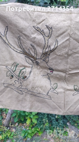 Стар ковьор за стена , снимка 4 - Антикварни и старинни предмети - 51889973