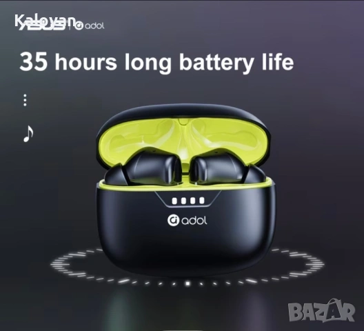 Слушалки Asus черни, снимка 4 - Bluetooth слушалки - 53594448