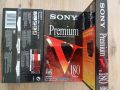 Sony Premium 180 VHS видео касети OVP чисто нови, снимка 1 - Други жанрове - 45339298