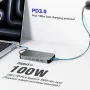 AUIMCE Докинг станция 2х HDMI и USB C порт, до 4K/60Hz, MacOS/Windows, снимка 8