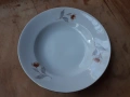 Български порцелан чиния цветя, снимка 1