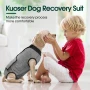 Костюм за възстановяване от хирургия за кучета Kuoser, женски и мъжки, сив M, снимка 7