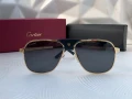 Cartier мъжки слънчеви очила с кожа, снимка 6