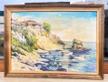КАРТИНА МАСЛО СТАРИ СОЗОПОЛ 1996 Г. ПОДПИСАНА, снимка 2