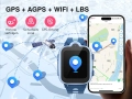 Детски 4G смарт часовник с GPS проследяване, обаждания, SOS бутон, снимка 8