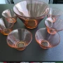 Комплект от 6+1 стъклени купички., снимка 1