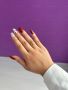 Дамски пръстен от медицинска стомана с нежни линии деликатна елегантност, снимка 1 - Пръстени - 45469370
