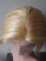 Руса лейс фронт перука естествена коса 35/40 см, снимка 12