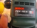 ШВЕЙЦАРСКИ ОРИГИНАЛЕН BOSCH PEX115А КРЪГЪЛ ЕКСЦЕНТЪР ВИБРОШЛАЙФ ШЛИФОВЪЧЕН ПЪЛЕН КОМПЛЕКТ АКСЕСОАРИ , снимка 13