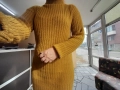 Рокля цвят горчица Л-ХЛ, снимка 2