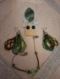 Лот Бижута в зелен цвят, снимка 1