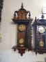 Немски античен стенен часовник Gustav Becker от 1900г. Напълно автентичен. Месингов циферблат. В пер, снимка 3