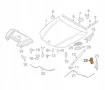 Дръжка за отваряне на преден капак BMW 1 E81/E82/E87,X1 E84,3 E90/E91/E92/E93,6 F06,6 F12,6 F13, снимка 5