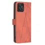 Motorola Moto G Power (2024) Rhombus Texture Magnetic Wallet Кожен Калъф и Протектор, снимка 7