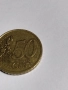 50 евро Цент Франция 2001 г., снимка 2