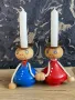 Дървени човечета с магнитни ръчички/Свещници, снимка 5