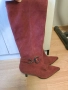 Италиански ботуши велур нови , снимка 3