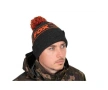 Шапка с пискюл Fox Collection Bobble Black Orange, снимка 2