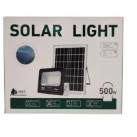 Лед лампа със соларен панел Solar Light 500W, снимка 1 - Соларни лампи - 46109423