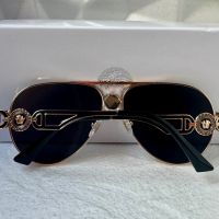 Versace мъжки слънчеви очила авиатор унисекс дамски, снимка 14 - Слънчеви и диоптрични очила - 45584980