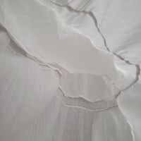 дълга Бяла рокля с бродерии- 38 размер , снимка 2 - Рокли - 45841829