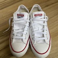 Оригинални чисто бели спортни кецове Converse! 38 н, снимка 3 - Чехли - 45512456