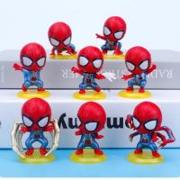 8 бр Спайдърмен sPIDERMAN пластмасови фигурки фигурка играчки играчка за игра и торта , снимка 1 - Фигурки - 45963707