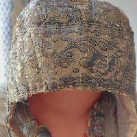 Много рядко Османско детско елече със шапка/сърма позлата/, снимка 13 - Антикварни и старинни предмети - 38656164