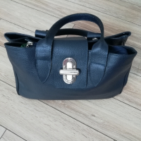 Италианска кожена чанта, снимка 2 - Чанти - 44993257