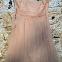 Бална рокля L размер цвят праскова, снимка 3 - Рокли - 45761771