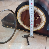 ретро механичен настолен часовник , снимка 11 - Антикварни и старинни предмети - 44948874