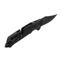 Сгъваем нож SOG Trident AT, в цвят Blackout - 9,4 см, снимка 3 - Ножове - 45268207