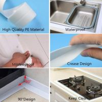 Водоустойчива силиконова лента за кухня, баня, снимка 3 - Други стоки за дома - 45116744